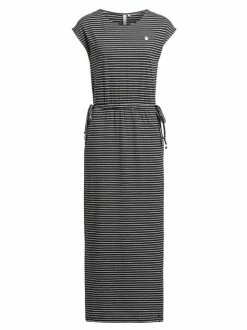 Khujo Damen Kleid - LEEFKE STRIPES -Khujo Verkäufe Damen Kleid LEEFKE STRIPES pdstandard bust 624966 0001 bustfront 1