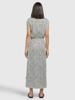 Khujo Damen Kleid - MIRNA GEPARD AOP -Khujo Verkäufe Damen Kleid MIRNA GEPARD AOP pdstandard 624975 0001 modelback 1