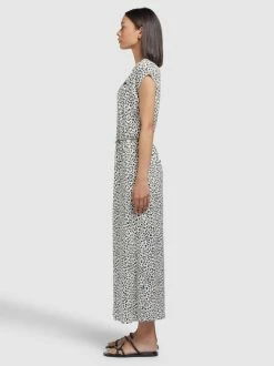 Khujo Damen Kleid - MIRNA GEPARD AOP -Khujo Verkäufe Damen Kleid MIRNA GEPARD AOP pdstandard 624975 0001 modelside 1