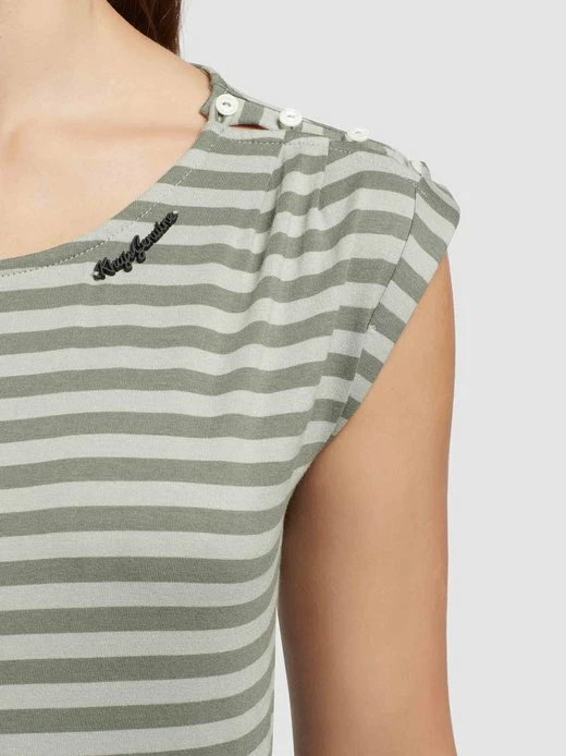 Khujo Damen T-Shirt - ANAIS STRIPES 8 Khujo Damen T-Shirt - ANAIS STRIPES – Bild 6