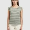 Khujo Damen T-Shirt - ANAIS STRIPES -Khujo Verkäufe Damen T Shirt ANAIS STRIPES pdstandard 624965 0001 modelfront 1