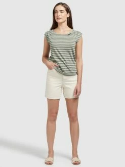 Khujo Damen T-Shirt - ANAIS STRIPES 12 Khujo Damen T-Shirt - ANAIS STRIPES -Khujo Verkäufe Damen T Shirt ANAIS STRIPES pdstandard 624965 0001 modelfront 3