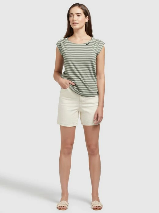 Khujo Damen T-Shirt - ANAIS STRIPES 5 Khujo Damen T-Shirt - ANAIS STRIPES – Bild 3