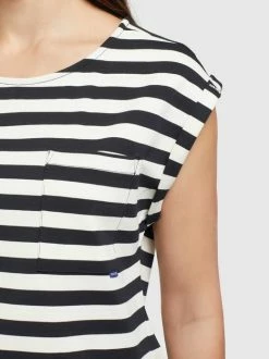Khujo Damen T-Shirt - LHADSE STRIPES -Khujo Verkäufe Damen T Shirt LHADSE STRIPES pdstandard 624973 0001 modeldetail 2